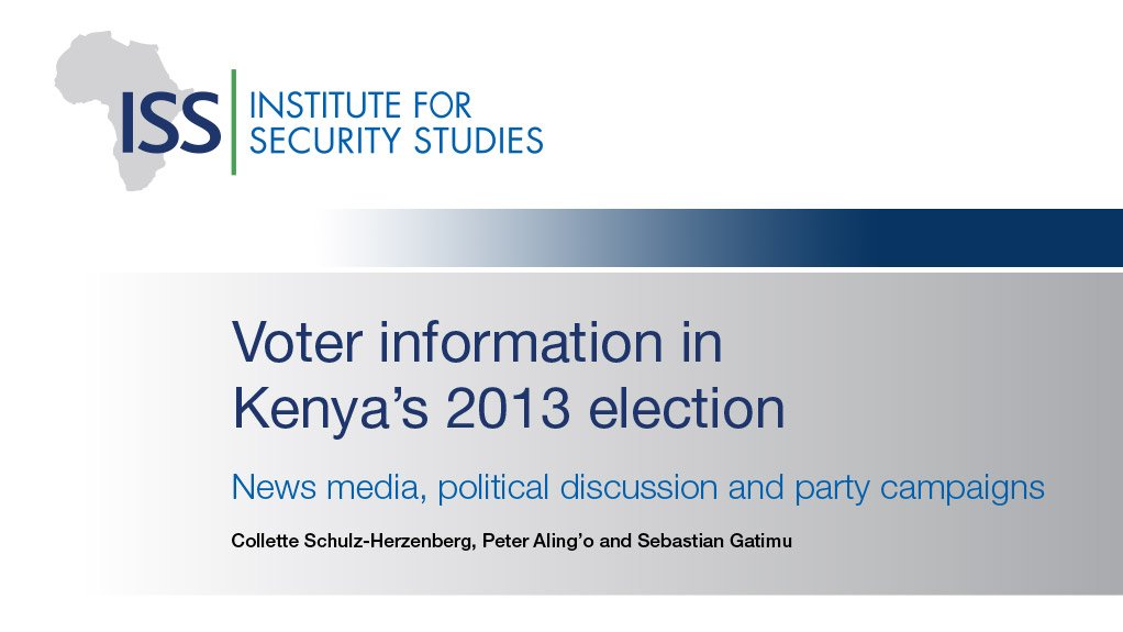 Voter information in Kenya's 2013 election (February 2015)