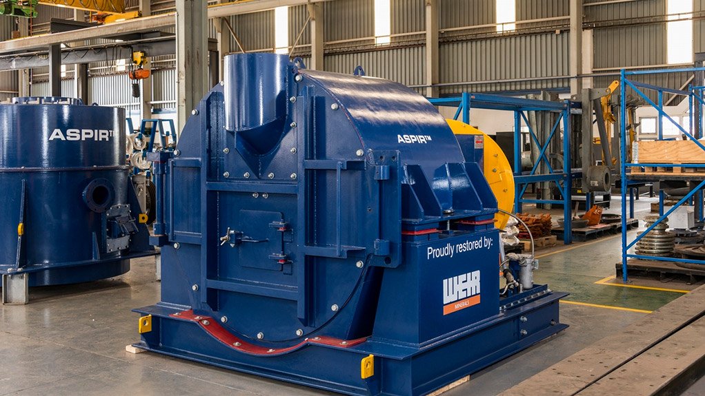 LOCALLY PRODUCED Weir Minerals Africa has taken a decision to manufacture and assemble the Aspir coal centrifuges locally  