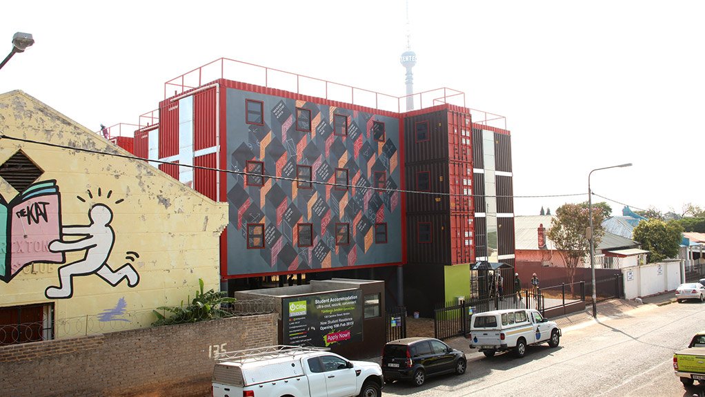 Now shipping containers converted into student housing in Brixton