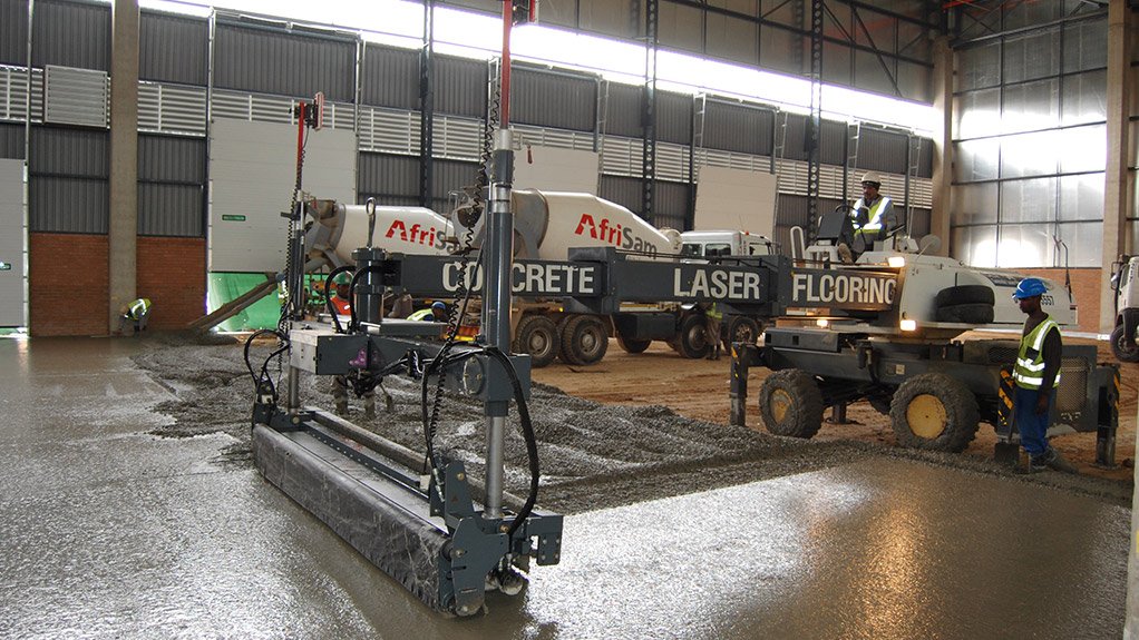 Afrisam And Concrete Laser Flooring Collaborate Successfully
