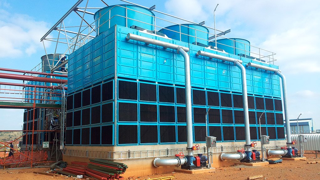 COOLING TOWER
Mines require sophisticated cooling methods and equipment to reduce temperatures to safe levels for workers 
