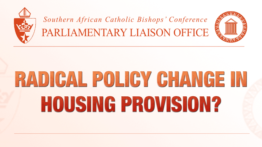 Radical policy change in housing provision? (March 2015)