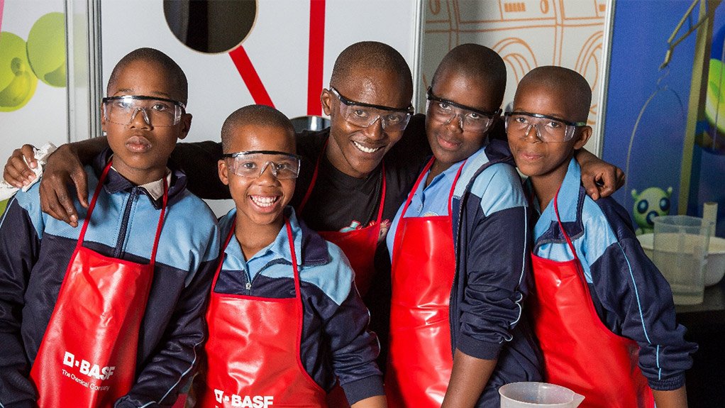 BASF’s Kids’ Lab teaches learners at Scifest Africa that chemistry is a solution provider