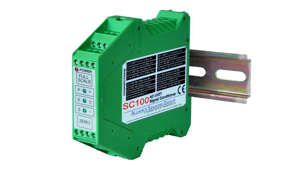 AC LVDT Signal Conditioner- Calibrated with the Push of a Button