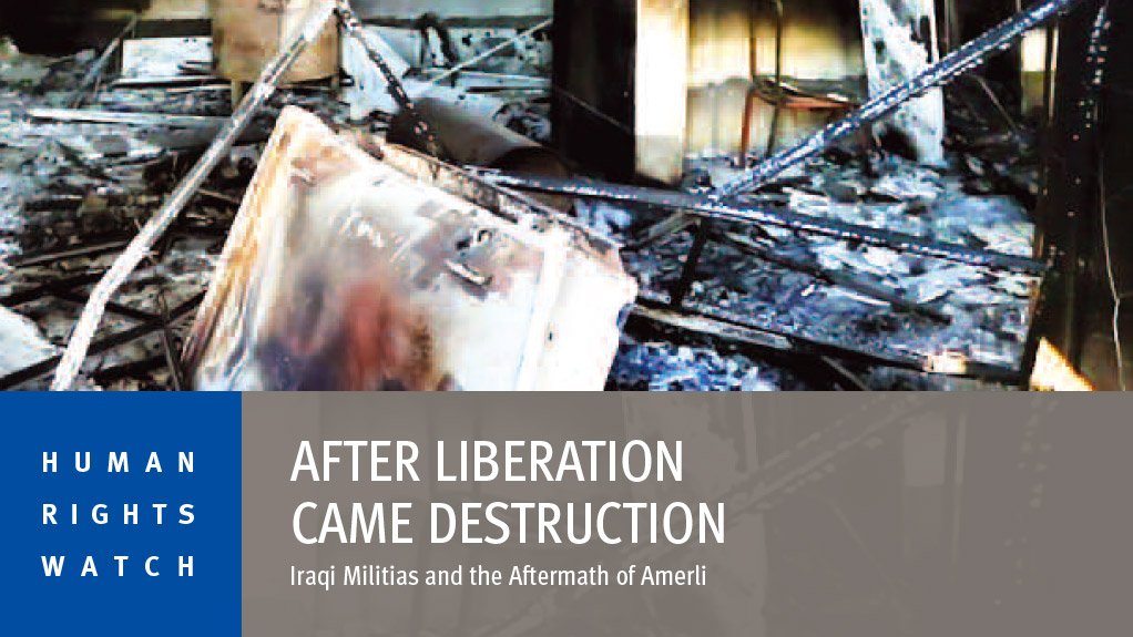 After liberation came destruction: Iraqi militias and the aftermath of Amerli (March 2015)