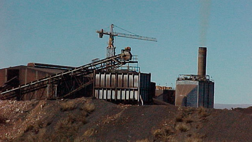 Mamatwan manganese smelter at Hotazel.
