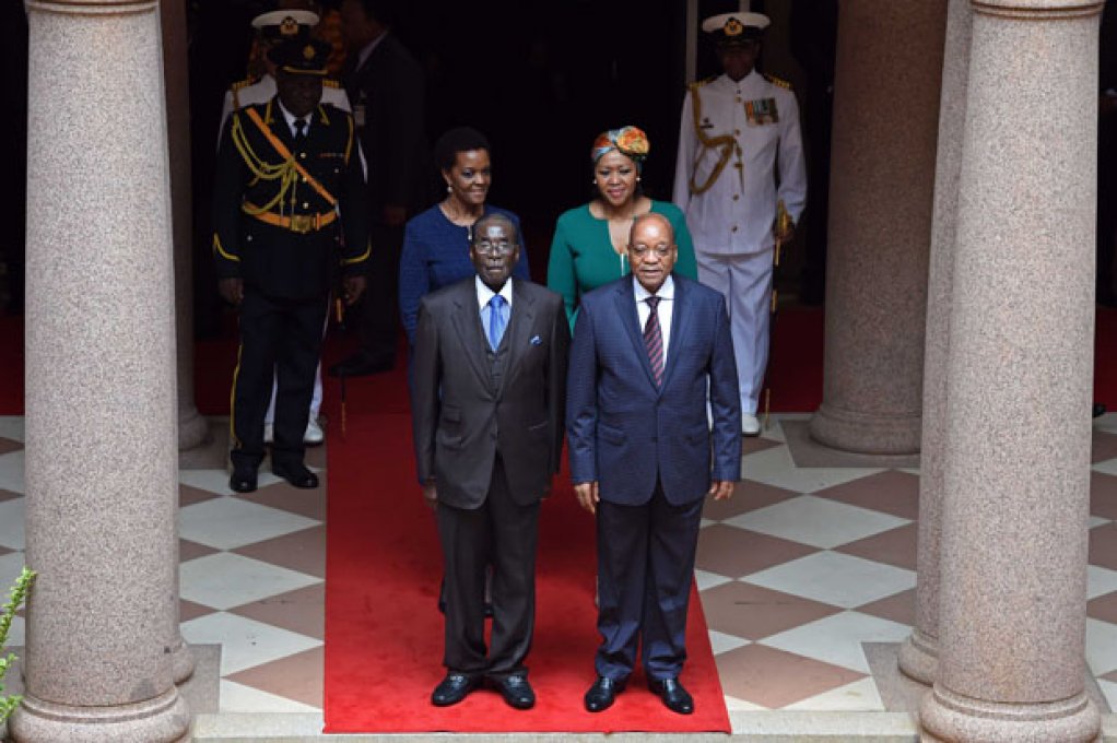 President Robert Mugabe and President Jacob Zuma