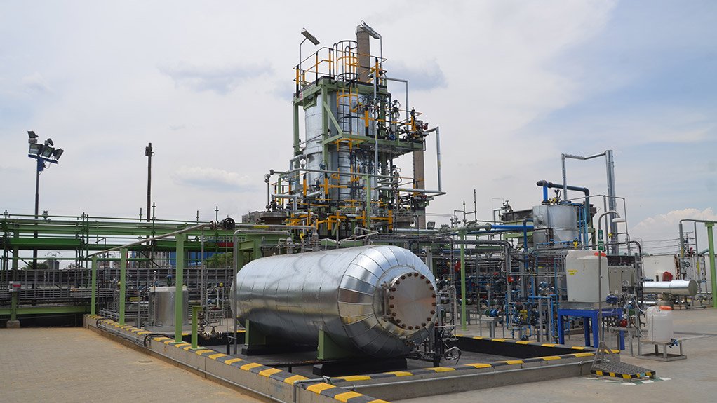 ANAEROBIC MEMBRANE BIOREACTOR
Sasol’s 20 000 ℓ pilot scale plant was completed in 2013 following a 12-month construction period
