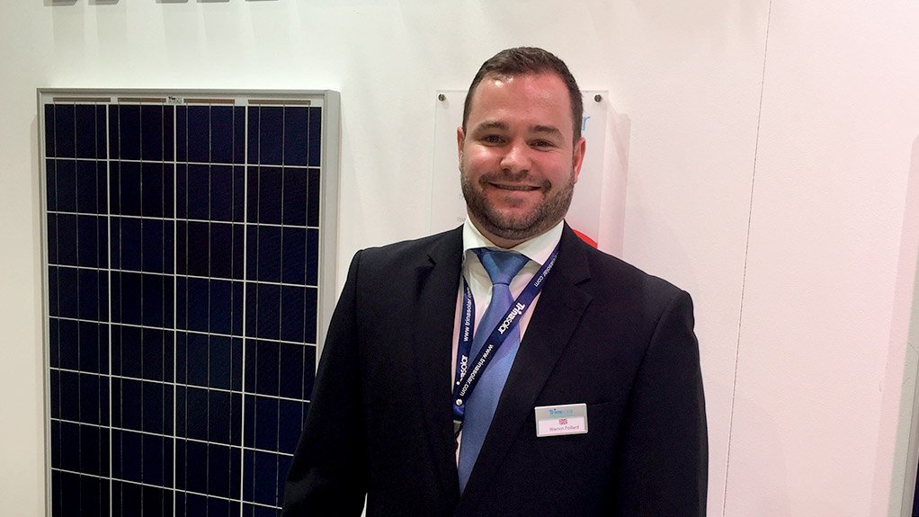 Trina Solar's Africa sales manager Warren Pollard 