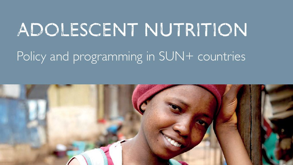 Adolescent nutrition: Policy and programming in SUN+ countries (April 2015)