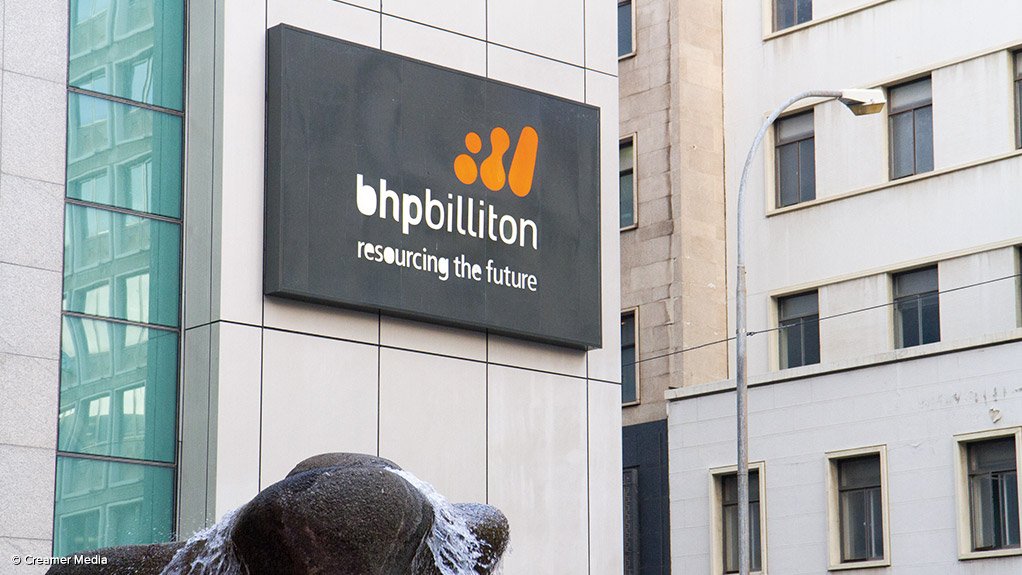 The BHP Billiton building in central Johannesburg