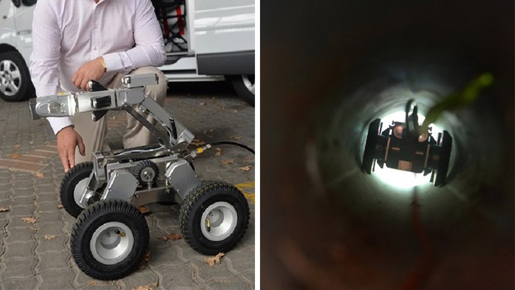 Cape Town unveils R2.4m sewerage  pipe inspection robot