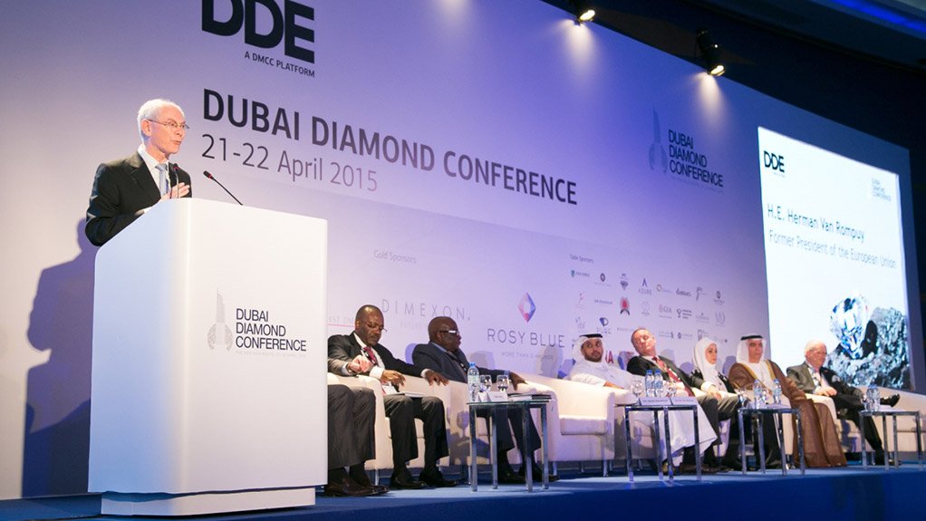HE Dr Ahmed Albanna, Director of African Affairs, Ministry of Foreign Affairs, Speaks at Opening of Dubai Diamond Conference 2015