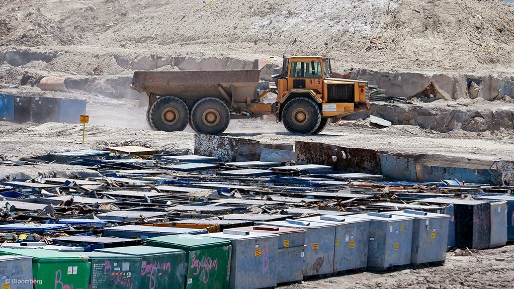 NUCLEAR WASTE DISPOSAL Vaalputs, South Africa's only radioactive waste disposal facility, stores radioactive waste in metal and concrete drums, which are placed in a pit and covered with clay
