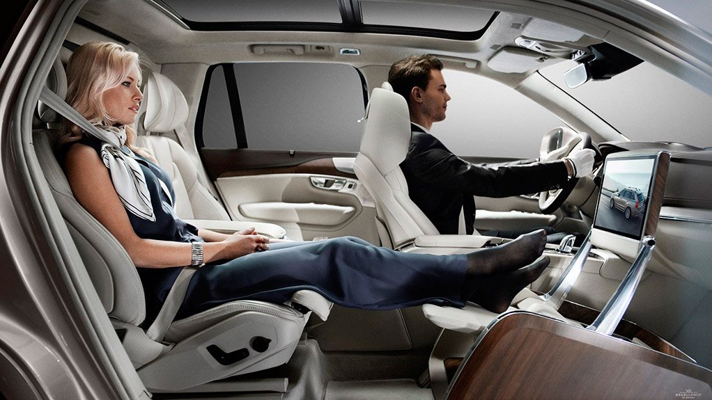 Volvo removes front seat to create in-car luxury