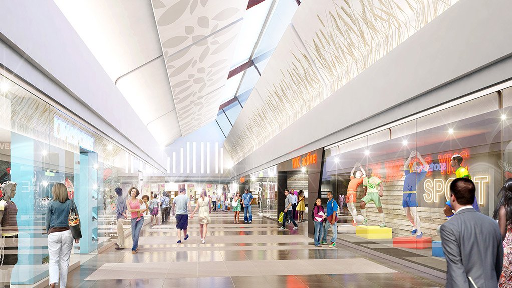 Construction on R950-million Springs Mall under way