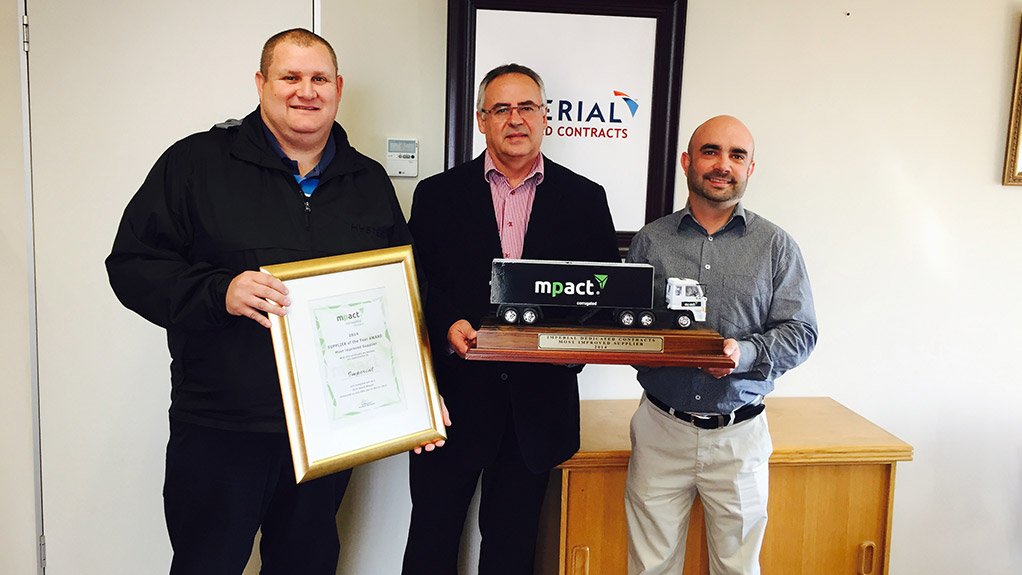 Mpact Corrugated Honours Imperial With A Supplier Of The Year Award
