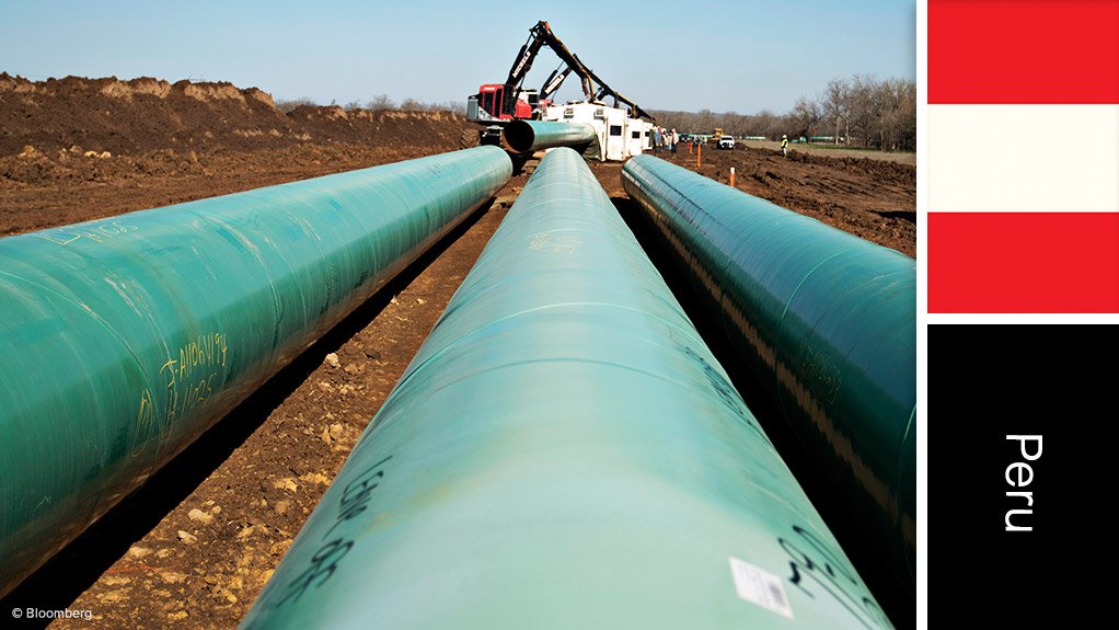 Gas pipeline project, Peru