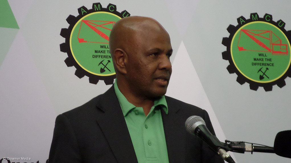 JOSEPH MATHUNJWA
AMCU is seeking a monthly wage of R12 500 for workers and has already submitted its demands to the gold mining houses and is awaiting their responses

