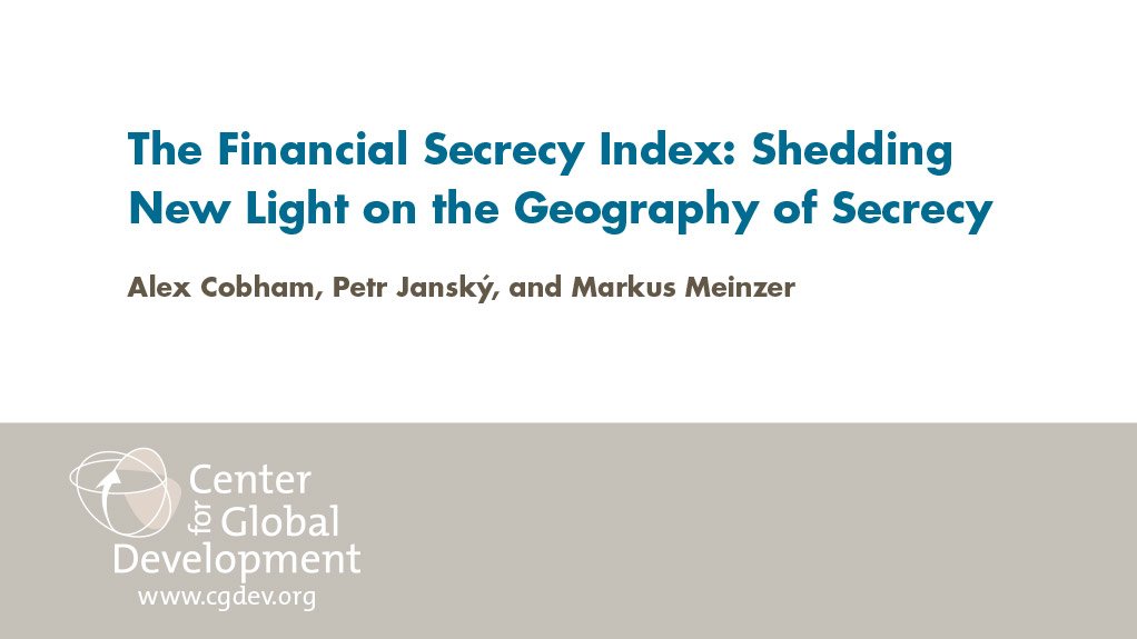 The Financial Secrecy Index: Shedding new light on the geography of secrecy (May 2015)