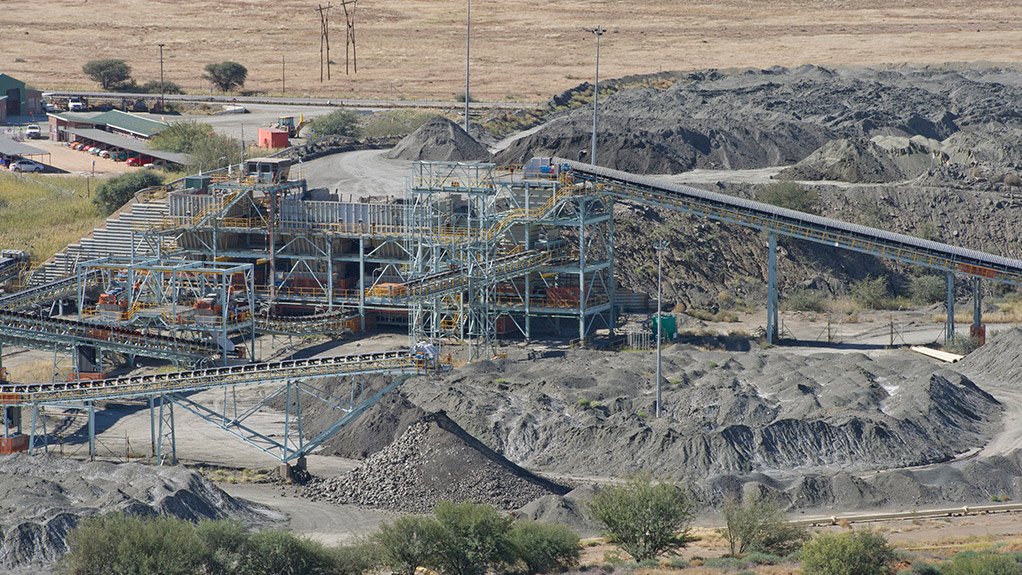 One of De Beers' Kimberley Mines operations.