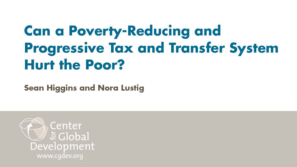 Can a poverty-reducing and progressive tax and transfer system hurt the poor? (May 2015)
