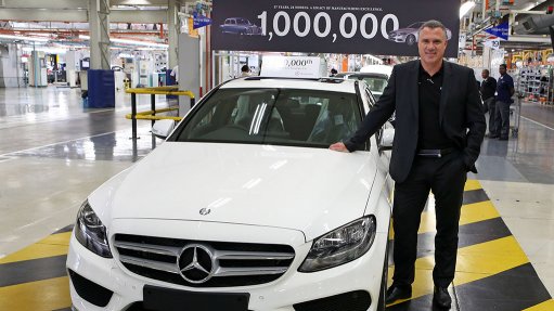 One-millionth Merc car produced in East London; plant increasing capacity by 25%