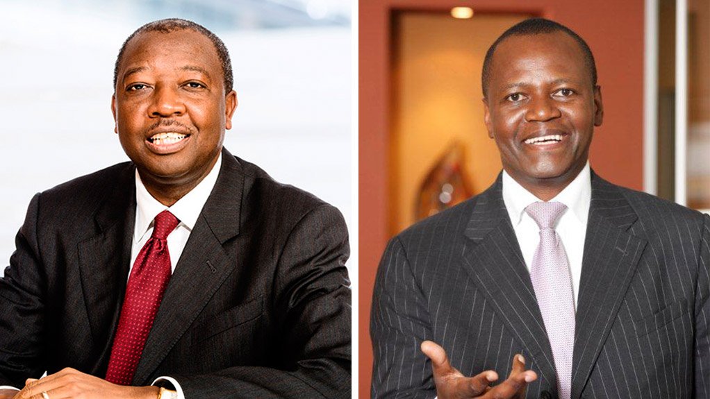 ON THE MOVE  Norman Mbazima and Andile Sangqu