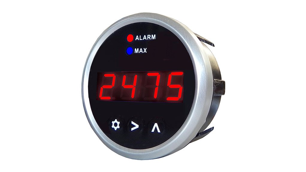 Single Channel Round Compact Digital Thermocouple Gauge by The Sensor Connection a division of Harold G. Schaevitz Industries LLC