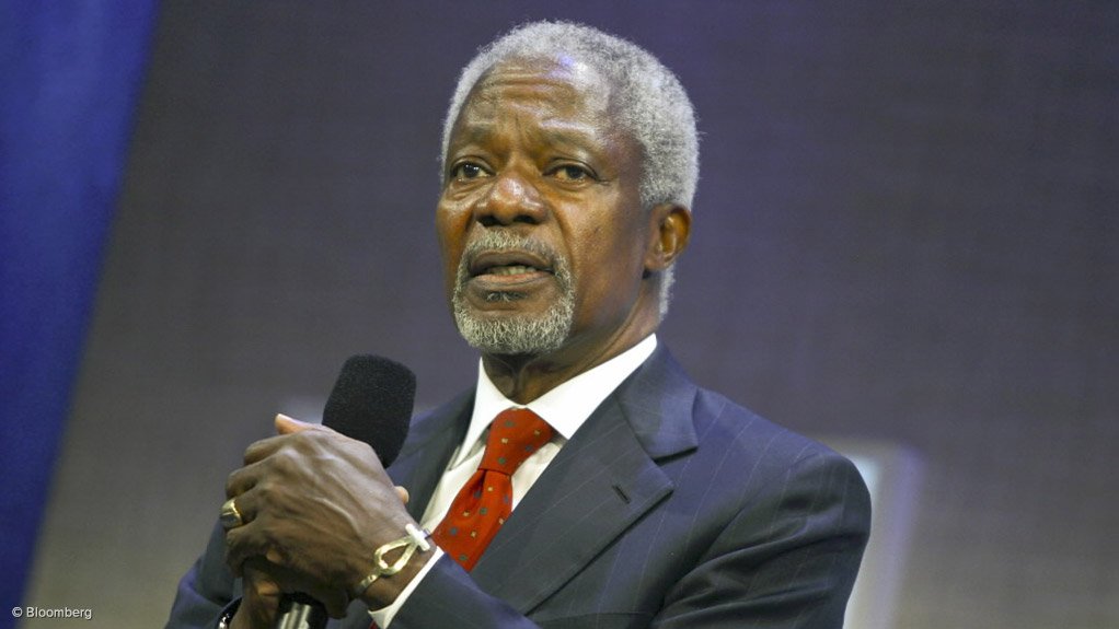 Africa Progress Panel chairperson Kofi Annan
