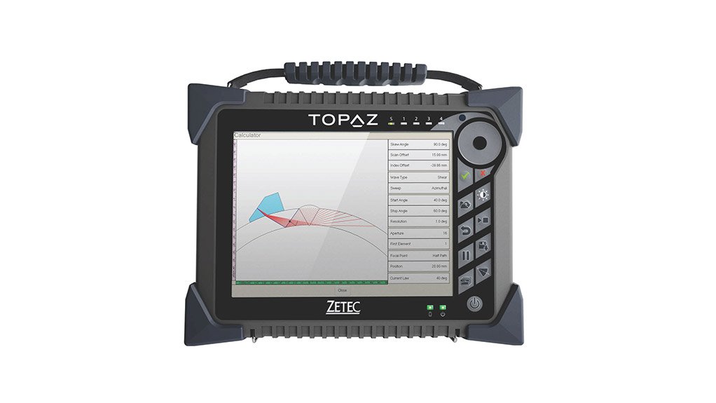 NEW GENERATION
The Zetec TOPAZ phased array system has a 10.4” 1 024 X 768 pixel screen that can display 64% more information than the 800 X 600 pixel screens
