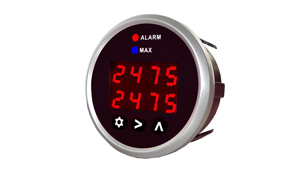 Single Channel Round Compact Digital Thermocouple Gauge by The Sensor Connection a division of Harold G. Schaevitz Industries LLC