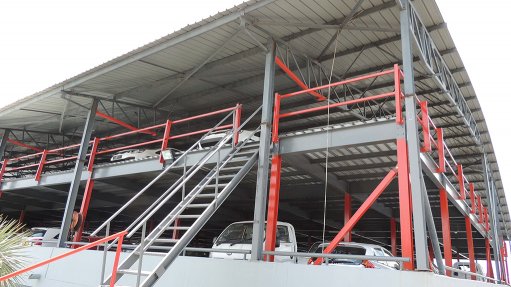 Steel mezzanine floors boost  auto dealers’ parking capacity 