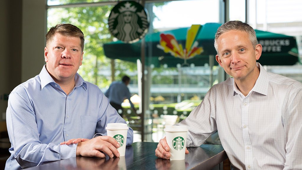 Taste CEO Carlo Gonzaga and Starbucks' Kris Engskov