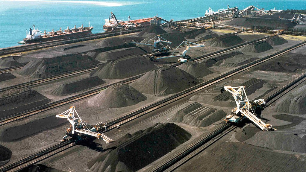 RAMPING UP The quantity of coal exported from Richards Bay is expected to increase to 77-million tonnes this year