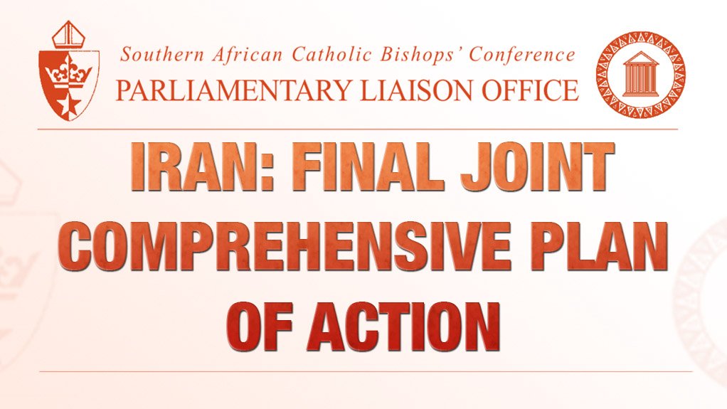 Iran: Final joint comprehensive plan of action (July 2015)