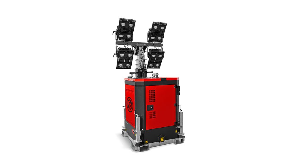 Chicago Pneumatic unveils brighter LED light tower for jobsite efficiency and safety