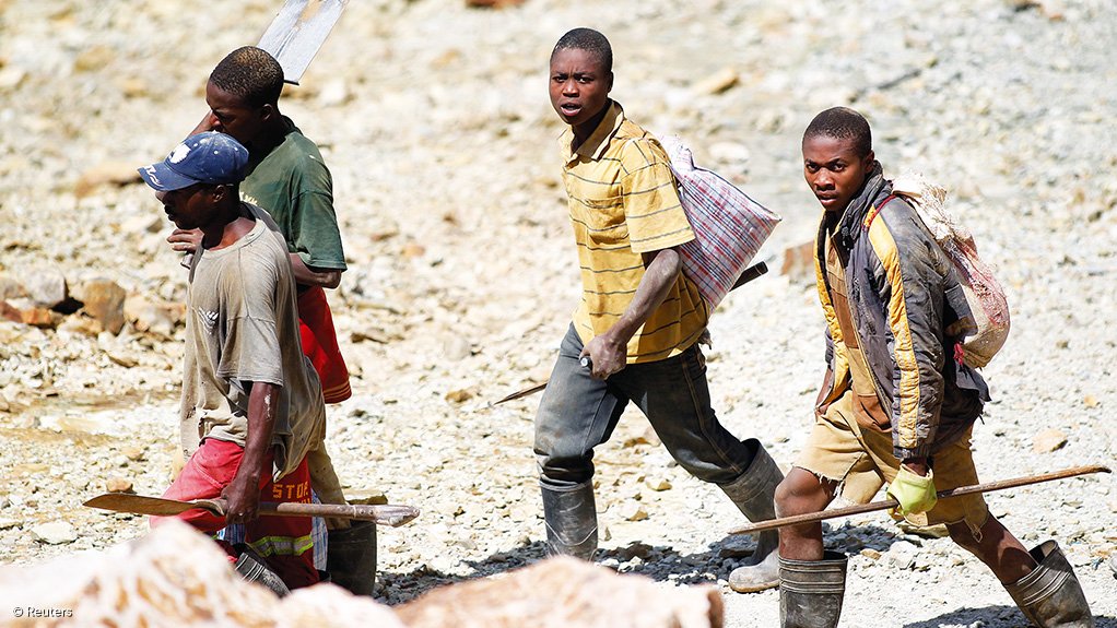 ZAMA ZAMAS Miners involved in artisanal mining are often perceived to being illegal miners (zama zamas)
