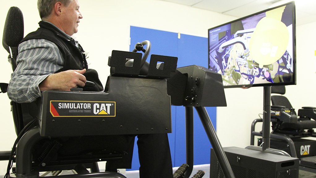 WILLIE HAASBROEK Cat Simulators are compact and easily portable from the classroom environment to customer sites 