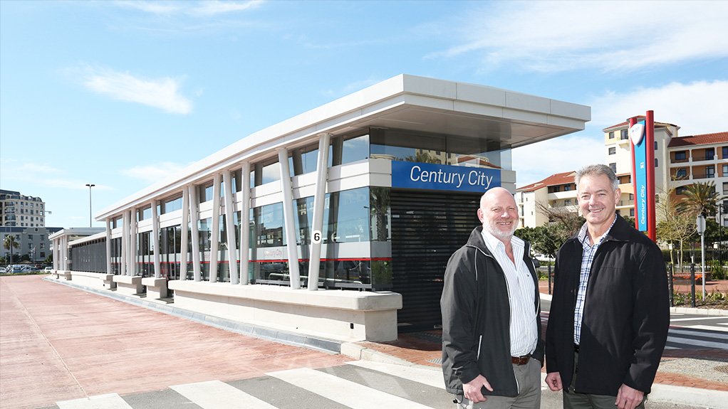 Century City Property Owners' Association CEO Chris Blackshaw and Rabie Property Group director Colin Green