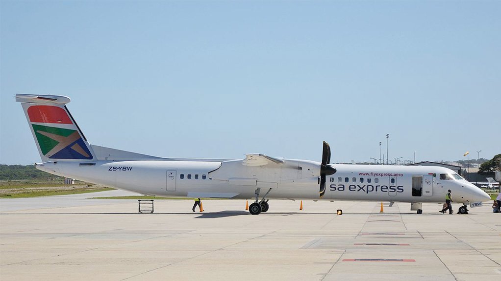 A Bombardier Q400 of SA Express