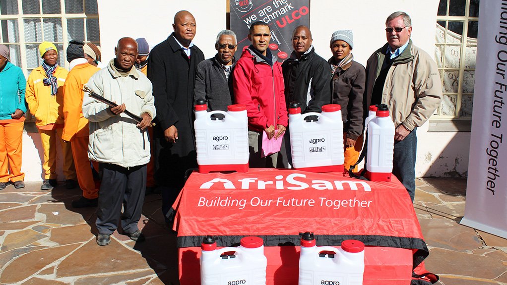 Afrisam Donates Fire Extinguishing Equipment To Protect The Livelihood Of Local Community Members