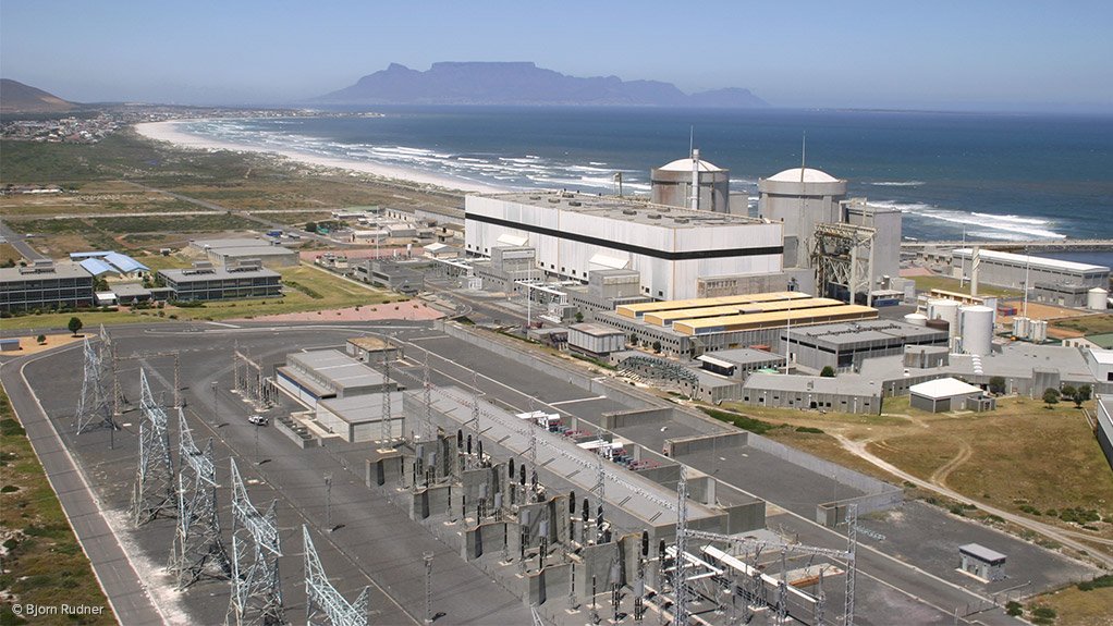 South Africa's only nuclear reactor at Koeberg, in the Western Cape