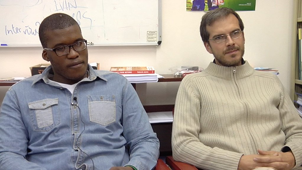 Wits Phd Candidate Mbuso Nkosi and senior researcher Nicolas Pons-Vignon 
