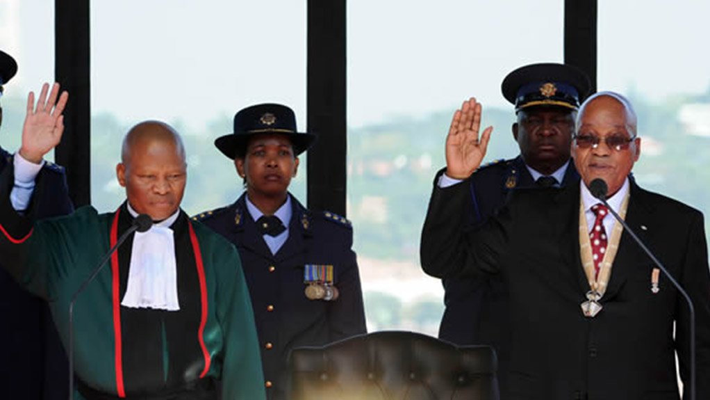Chief Justice Mogoeng Mogoeng and President Jacob Zuma