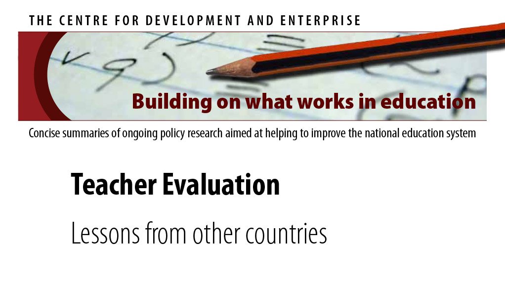 Teacher Evaluation: Lessons from other countries (September 2015)