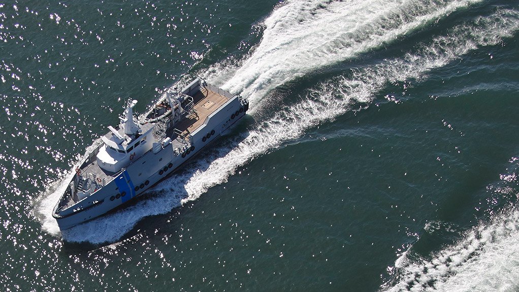 A 35 m patrol vessel built by Paramount Naval Systems