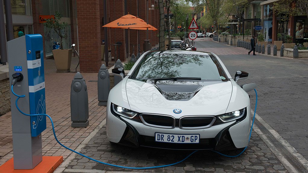 The Melrose Arch EV charging bays
