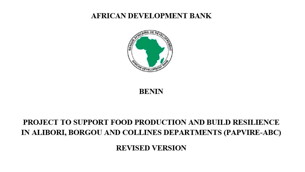 Project to Support Food Production and Build Resilience (October 2015)