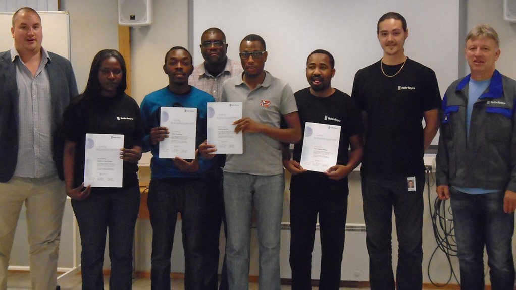 Keeping the Engines Running:  EBH Namibia employees trained in engine repair by Rolls-Royce